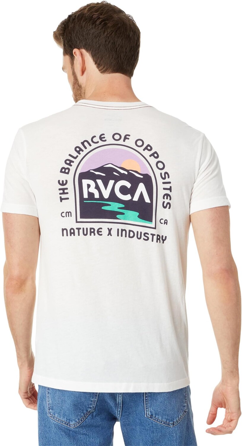 

Футболка Vistas с короткими рукавами RVCA, цвет Antique White