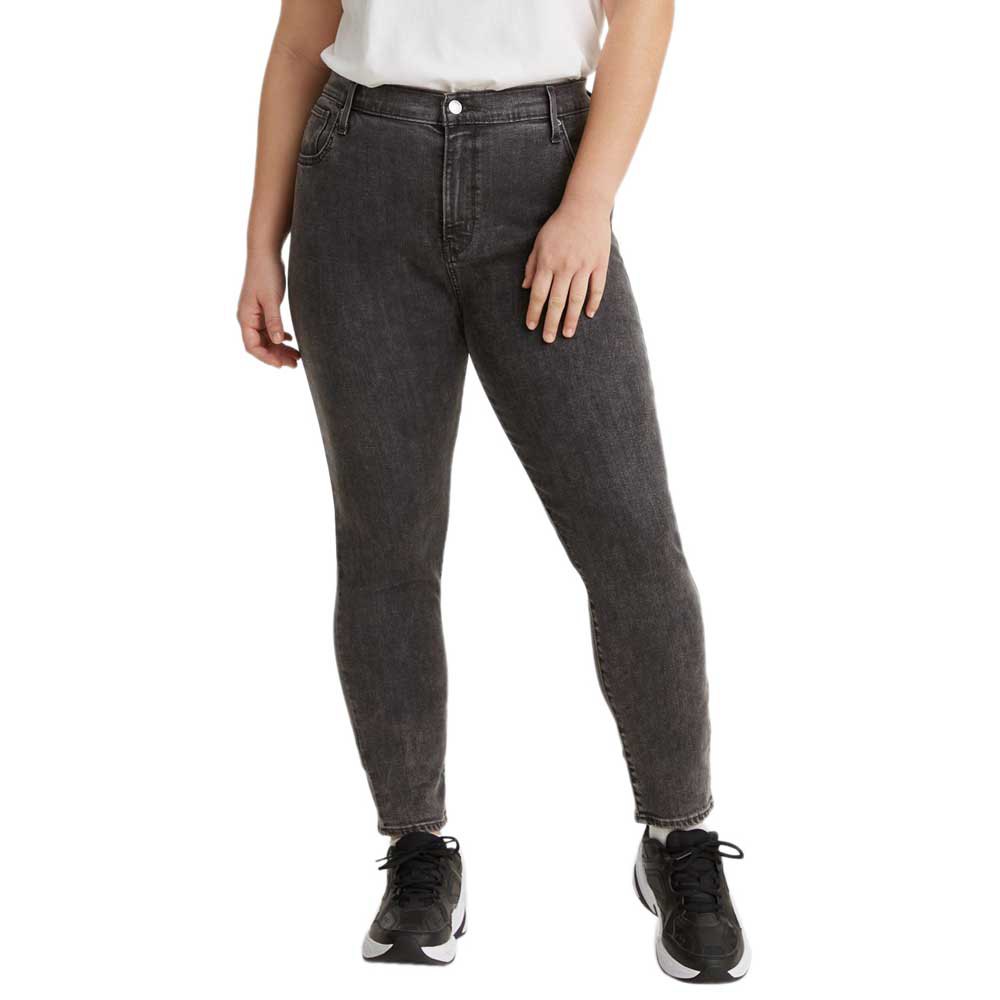 Джинсы Levi´s Plus 721 High Rise Skinny, серый джинсы классика levi s размер 32 30 серый