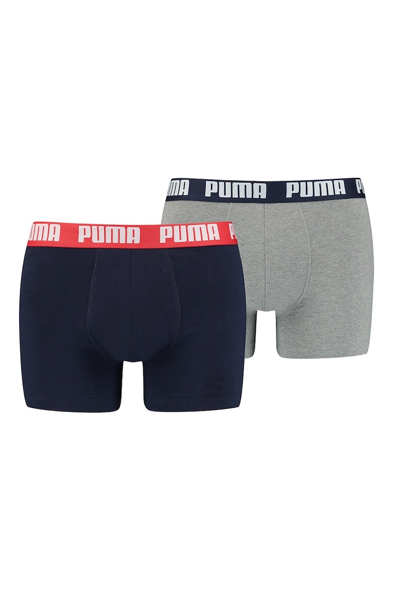 

Боксеры с логотипом - 2 пары Puma, серый