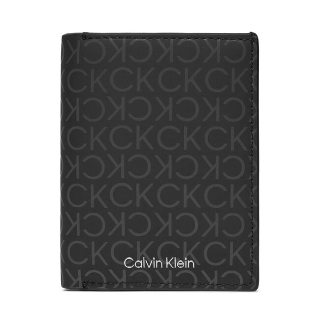 

Кошелек Calvin Klein RubberizedTrifold, черный