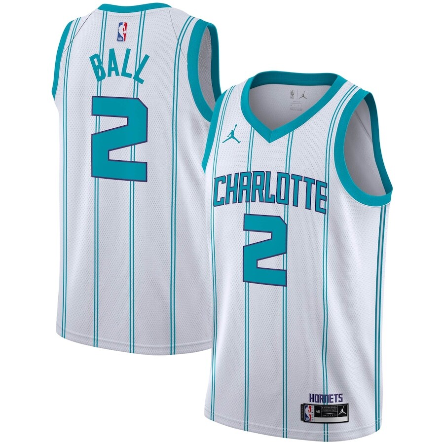 

Джерси Jordan Brand Charlotte Hornets, белый