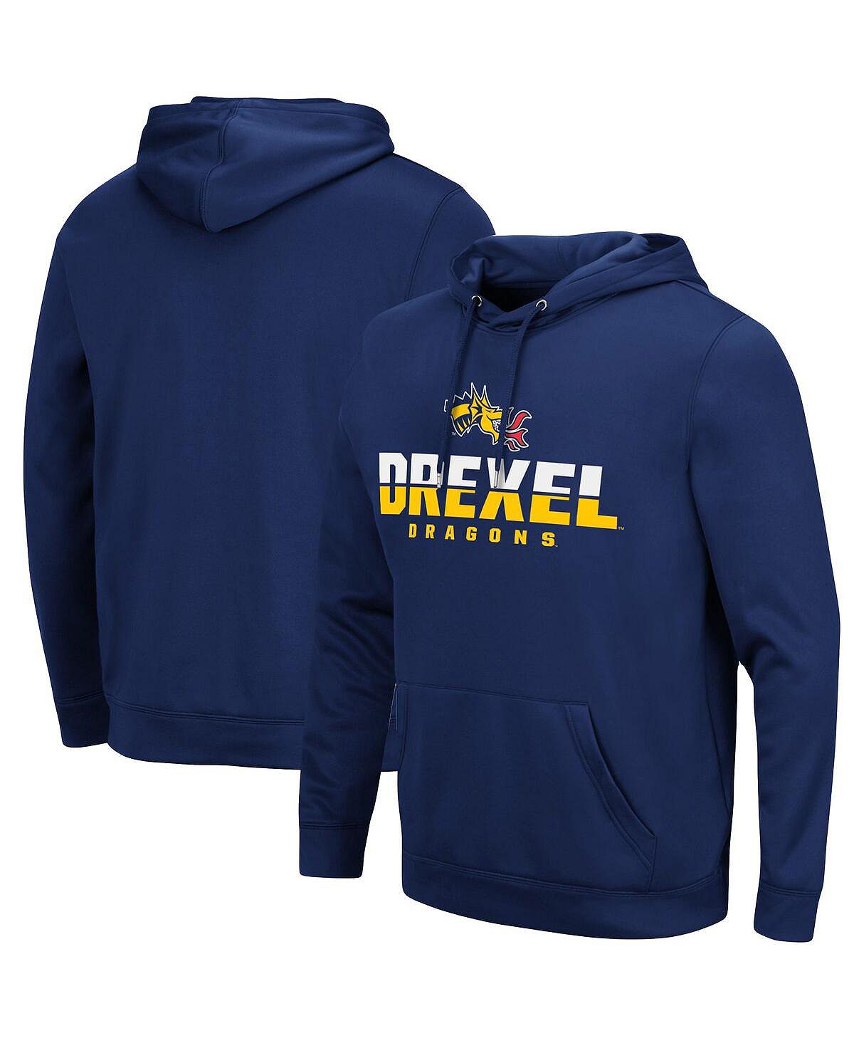 цена Мужской темно-синий пуловер с капюшоном Drexel Dragons Lantern Colosseum