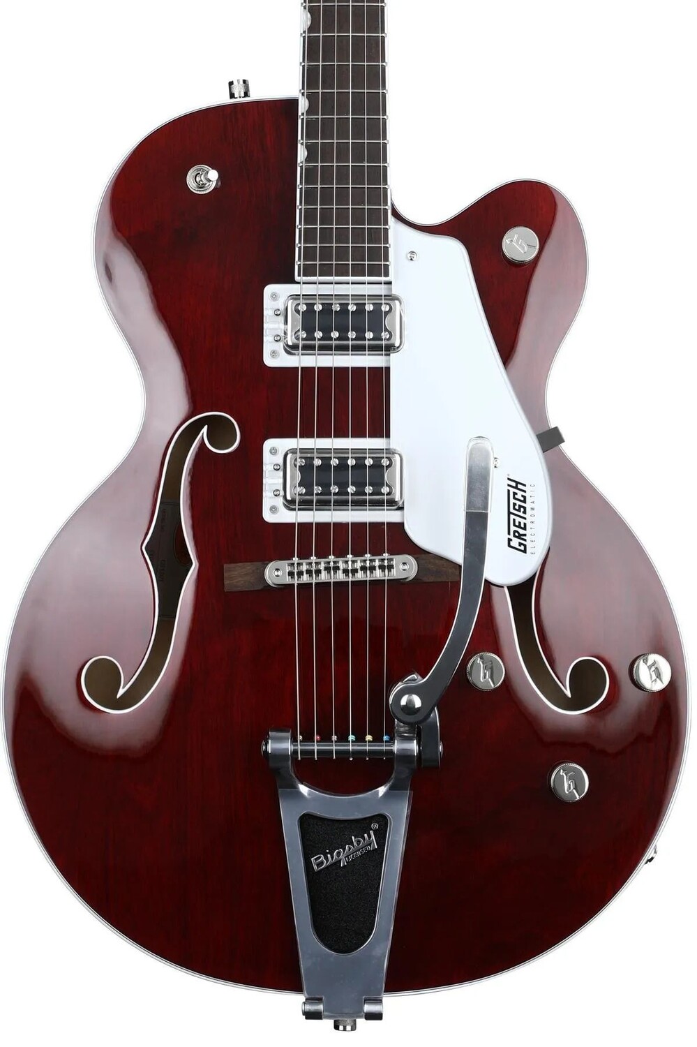 

Gretsch G5420T Электрогитара Classic Hollowbody Single-cut с Bigsby - Морилка под орех