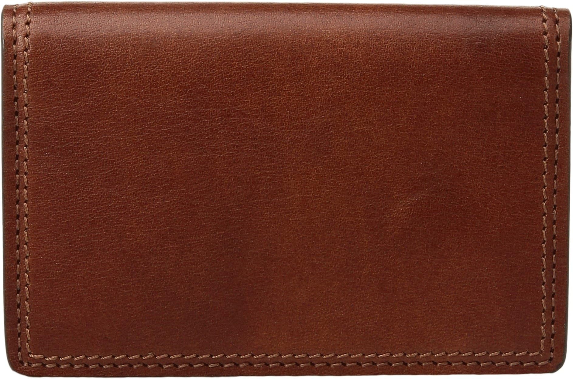 Коллекция Dolce — футляр для визиток с двумя карманами и внутренней отделкой, с удостоверением личности. Bosca, цвет Amber amber