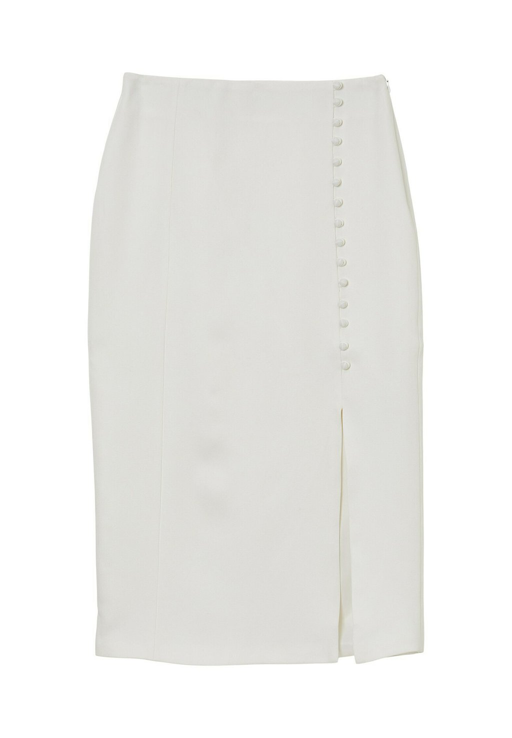 Юбка-карандаш Midi Con Spacco Calliope, белый трикотажное платье con spacco calliope бежевый