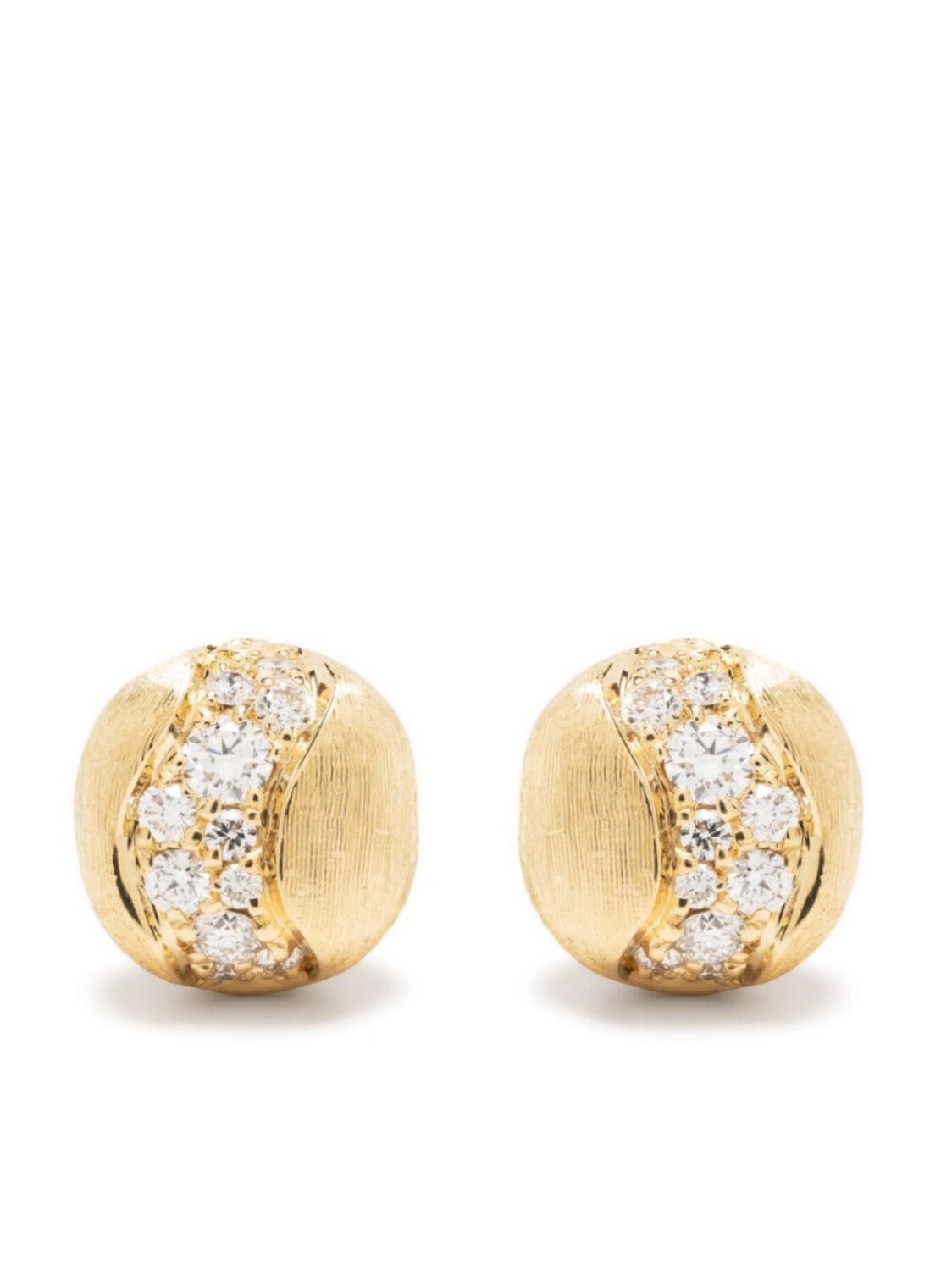 

Серьги-гвоздики из желтого золота с бриллиантами Marco Bicego, золотой