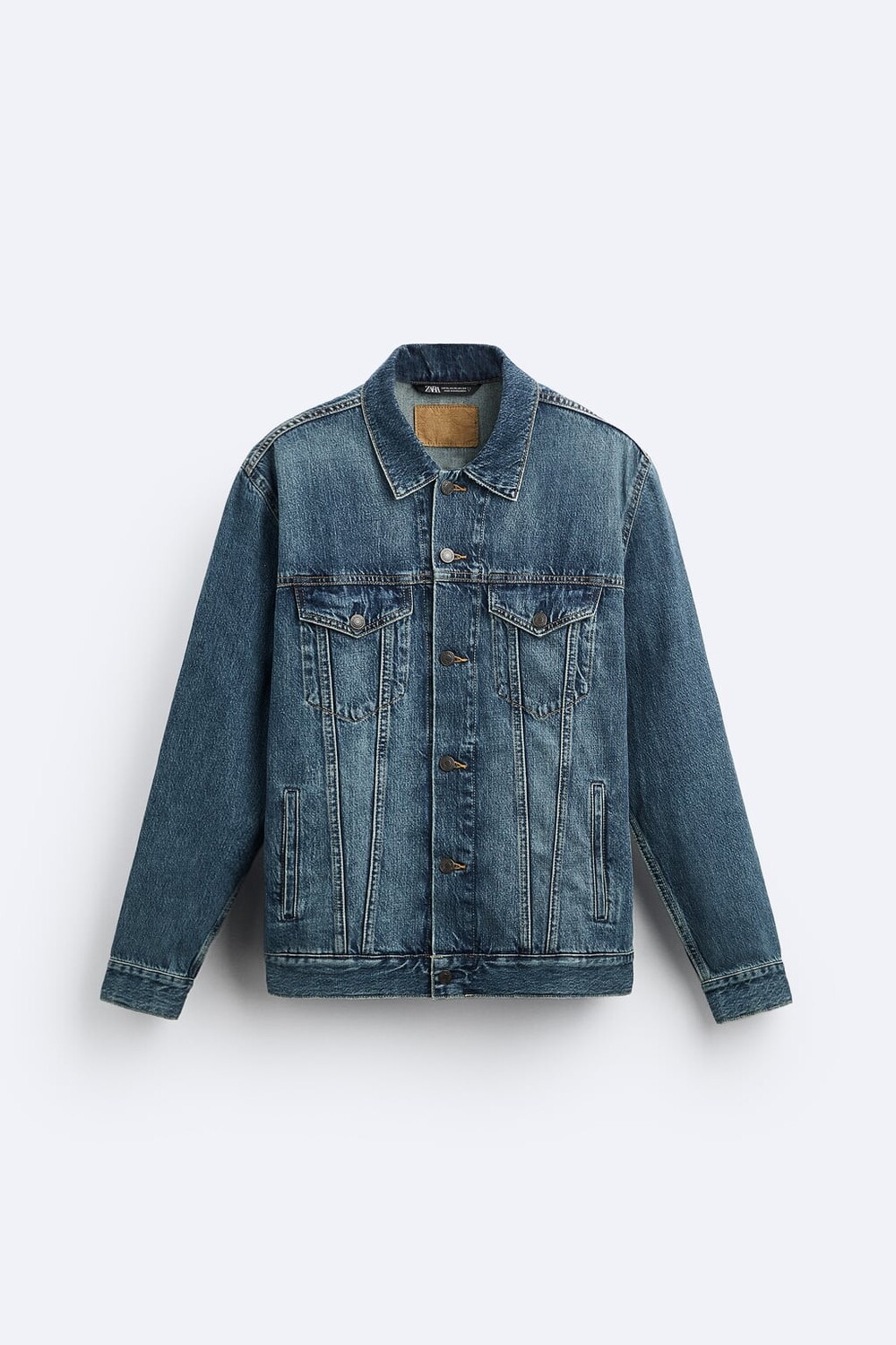

Джинсовая куртка ZARA, синий