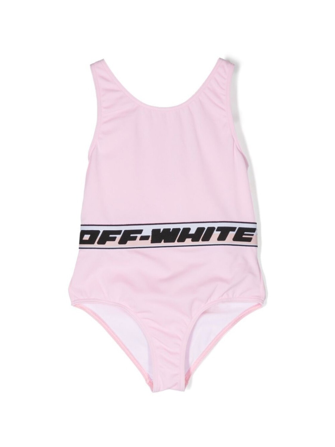 

Off-White Kids купальник с логотипом, розовый