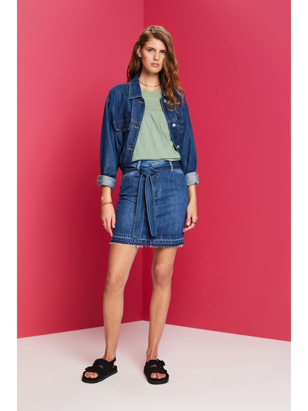

Футболка с принтом Esprit, Зеленый