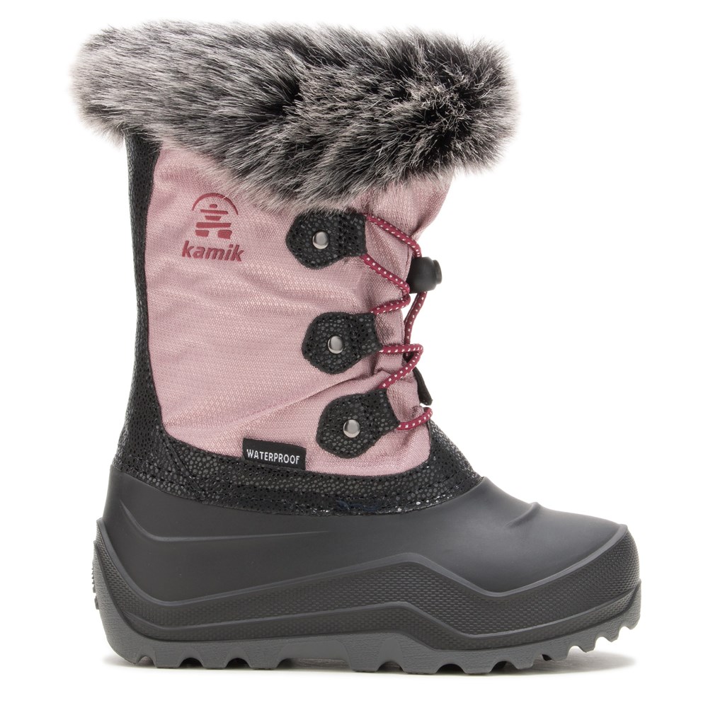 Детские водонепроницаемые зимние ботинки Powdery 3 для маленьких/больших детей Kamik, розовый