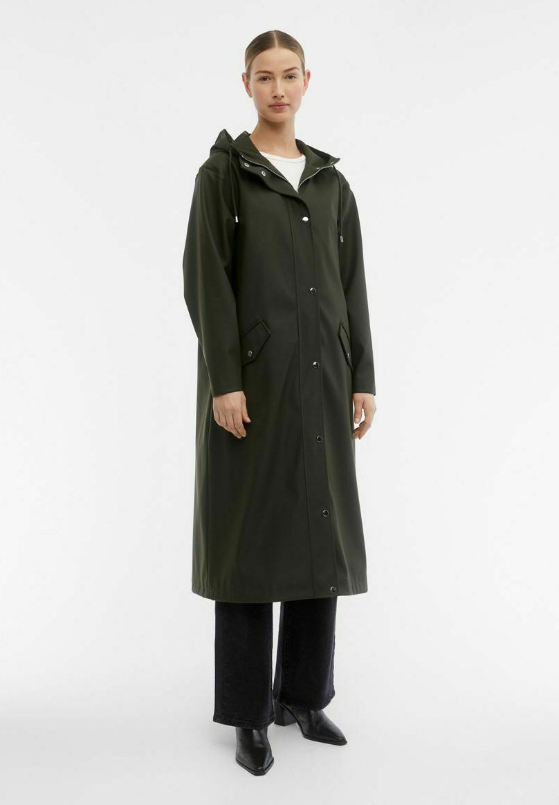 цена Короткое пальто Object, темно-зеленый
