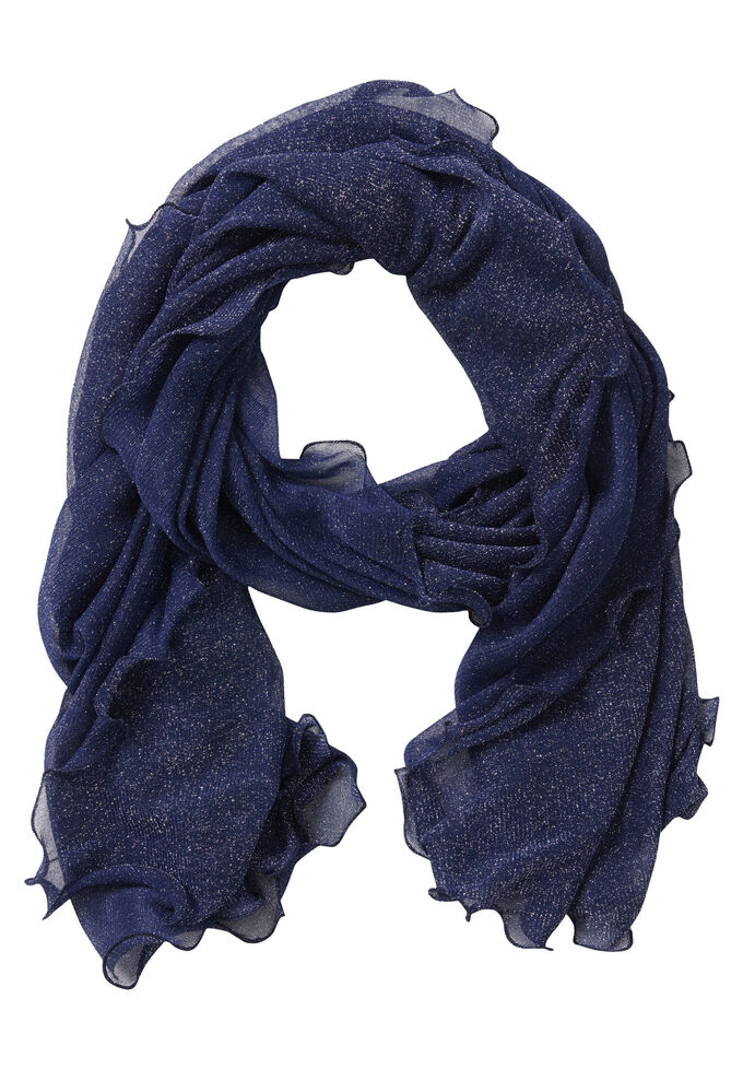 Базовый шарф с люрексовой нитью Vera Mont, синий