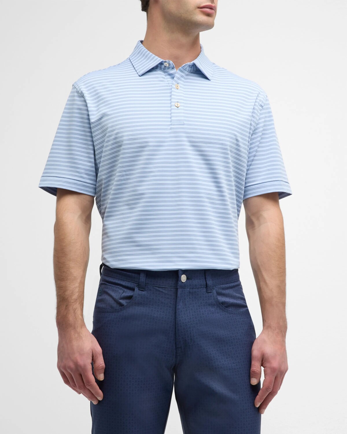 

Мужская рубашка поло из джерси Hamden Performance Peter Millar, цвет Infinity