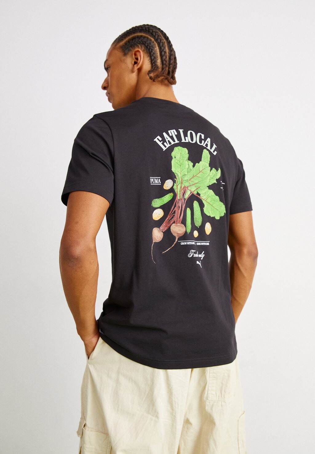 

Футболка с принтом Graphics Health Tee Puma, черный