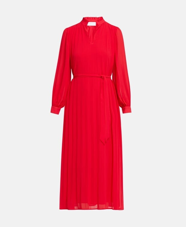 

Плиссированное платье Selected Femme, красный