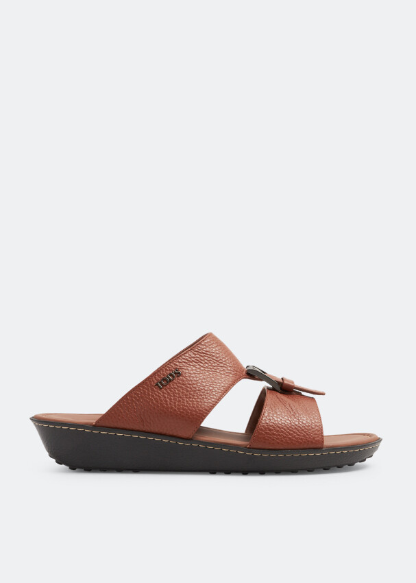

Сандалии Tod'S Buckle Leather, коричневый