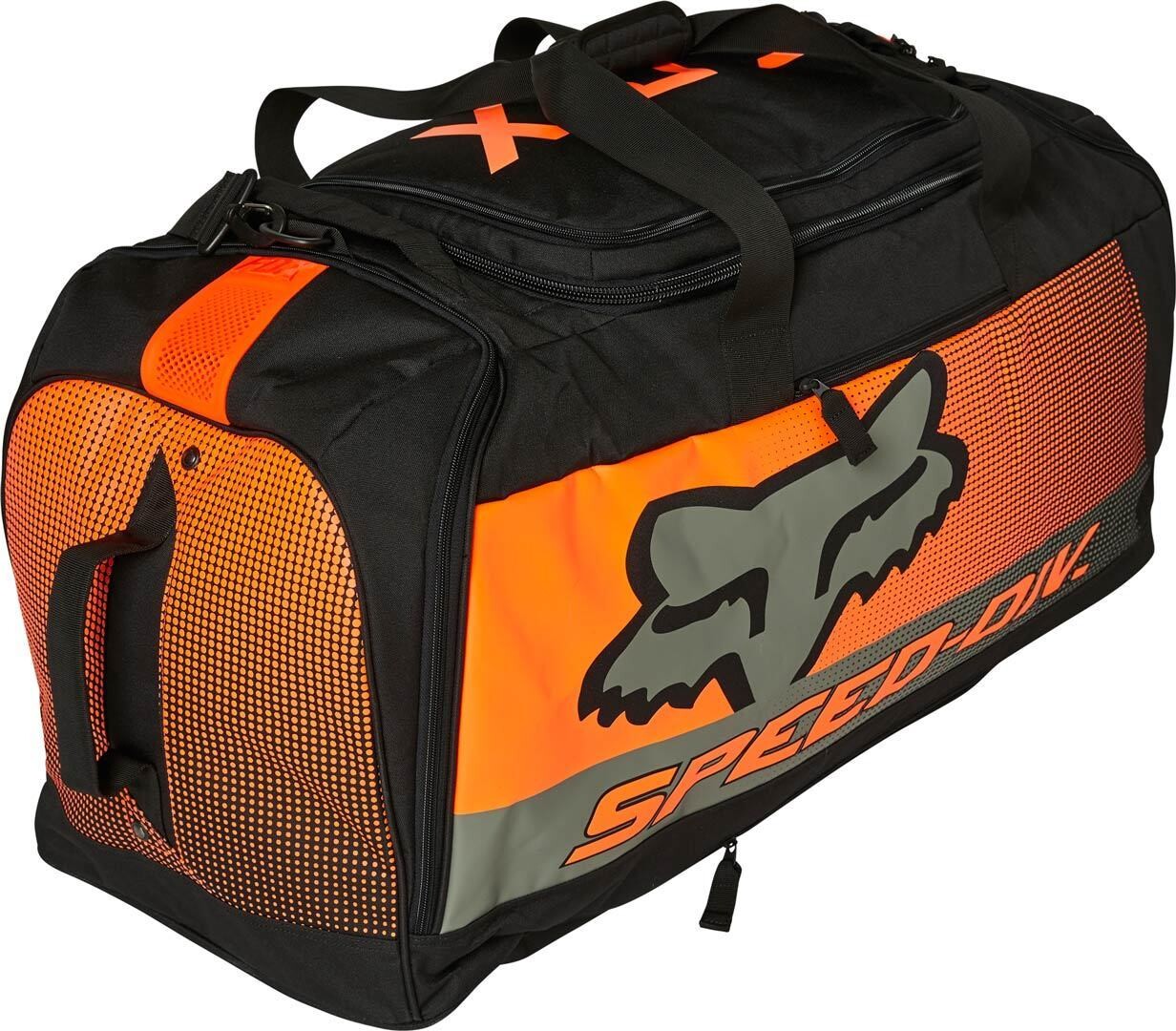 

Сумка FOX Dier Podium Duffle для снаряжения, черный/красно-желтый