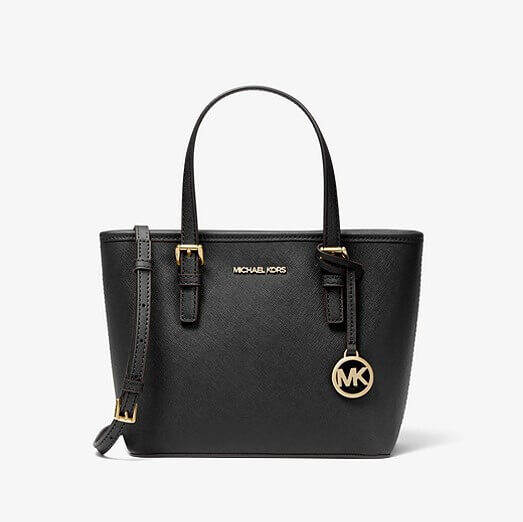 

Сумка Michael Michael Kors Travel Extra-Small Saffiano Leather Top-Zip, черный