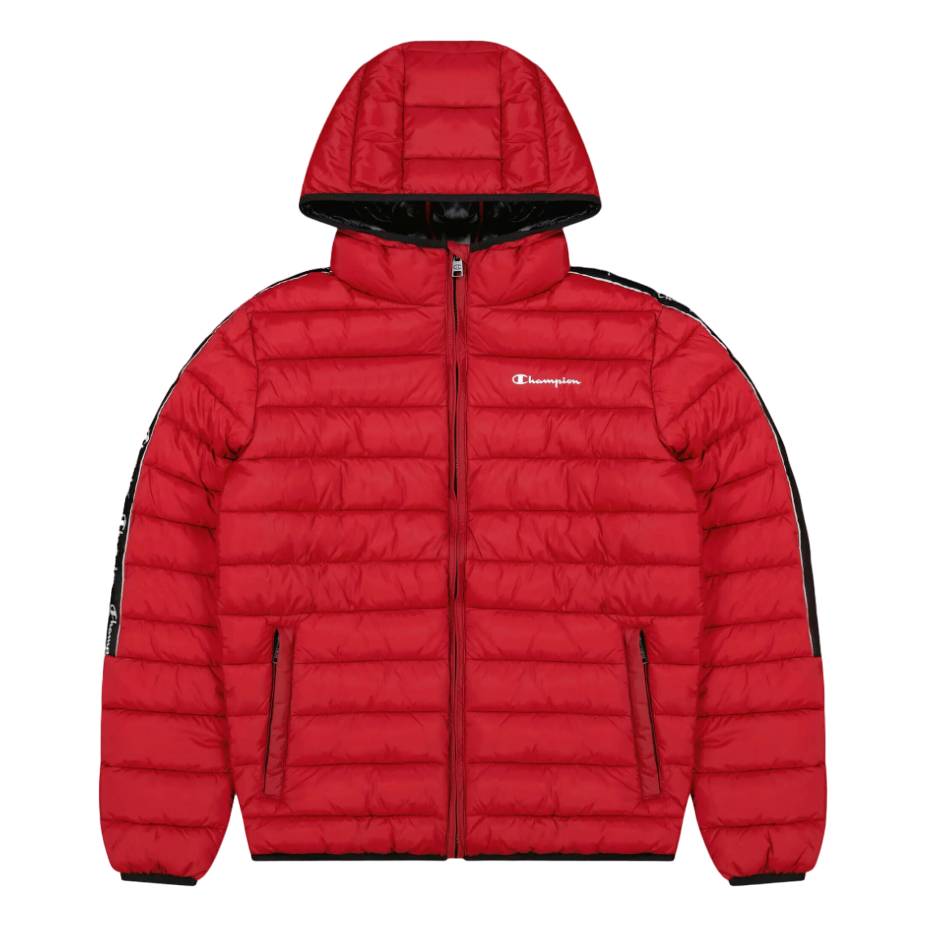 Куртка Champion, темно-красный мужская стеганая куртка корейская версия японского пуховика зимнее пальто с капюшоном стеганая куртка для мужчин зима 2023