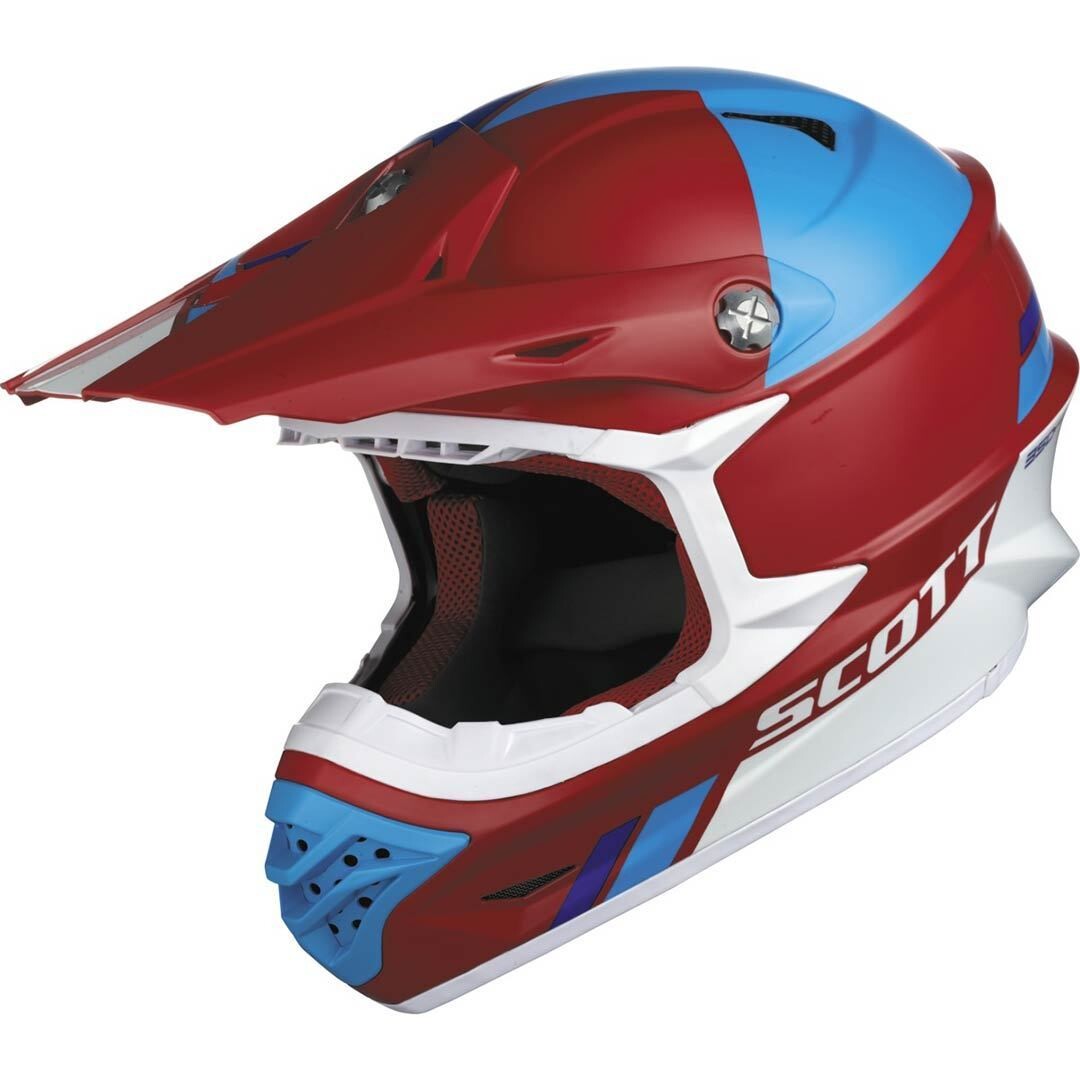 

Шлем Scott 350 Pro Trophy с логотипом, красный/синий