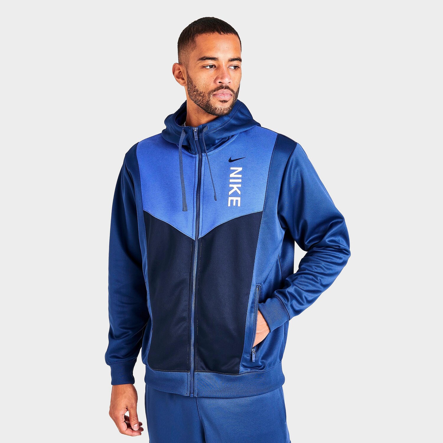 

Мужская худи Nike Sportswear Hybrid с молнией во всю длину, синий