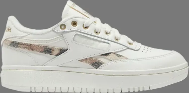 

Кроссовки wmns club c double 'union jack' Reebok, белый