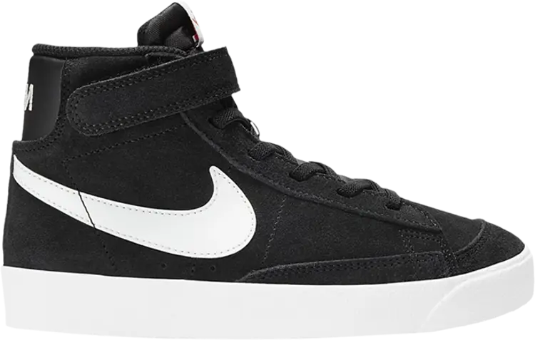 

Кроссовки Nike Blazer Mid '77 PS 'Black', черный