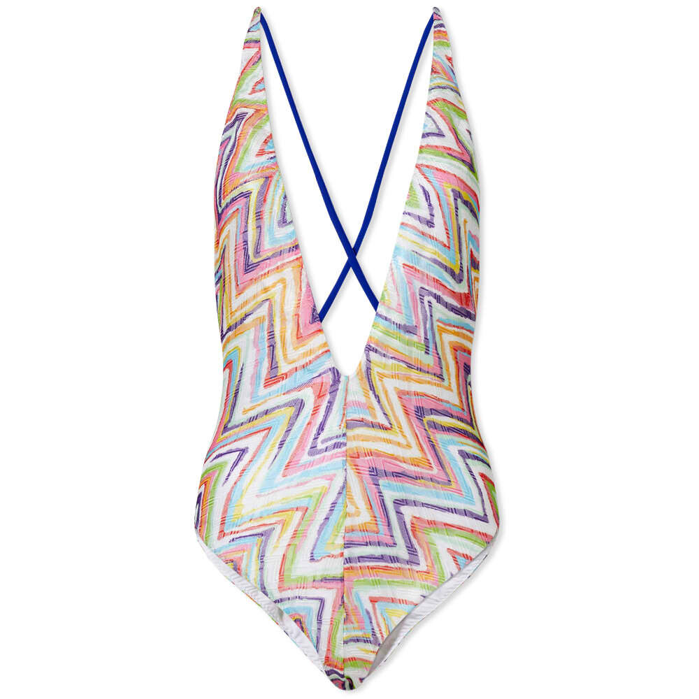 

Купальный костюм с шевроном Missoni, Серый