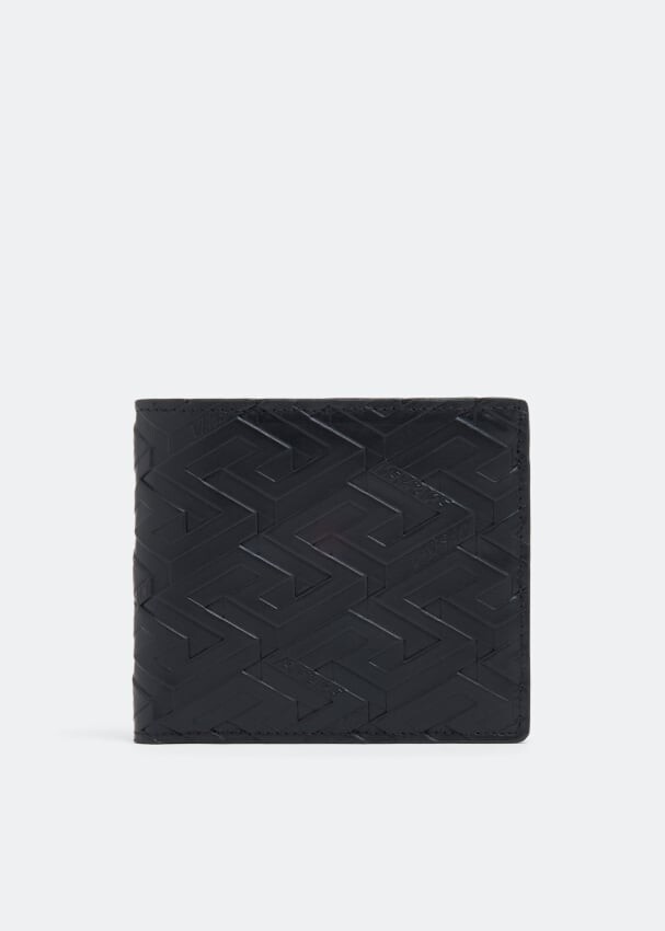 

Кошелек VERSACE La Greca bi-fold wallet, черный