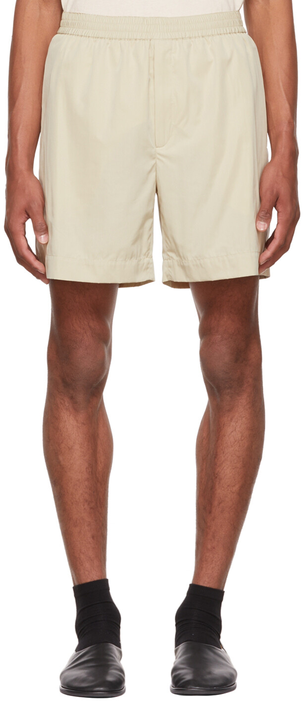 

Эксклюзивные бежевые шорты SSENSE Gerhardt The Row