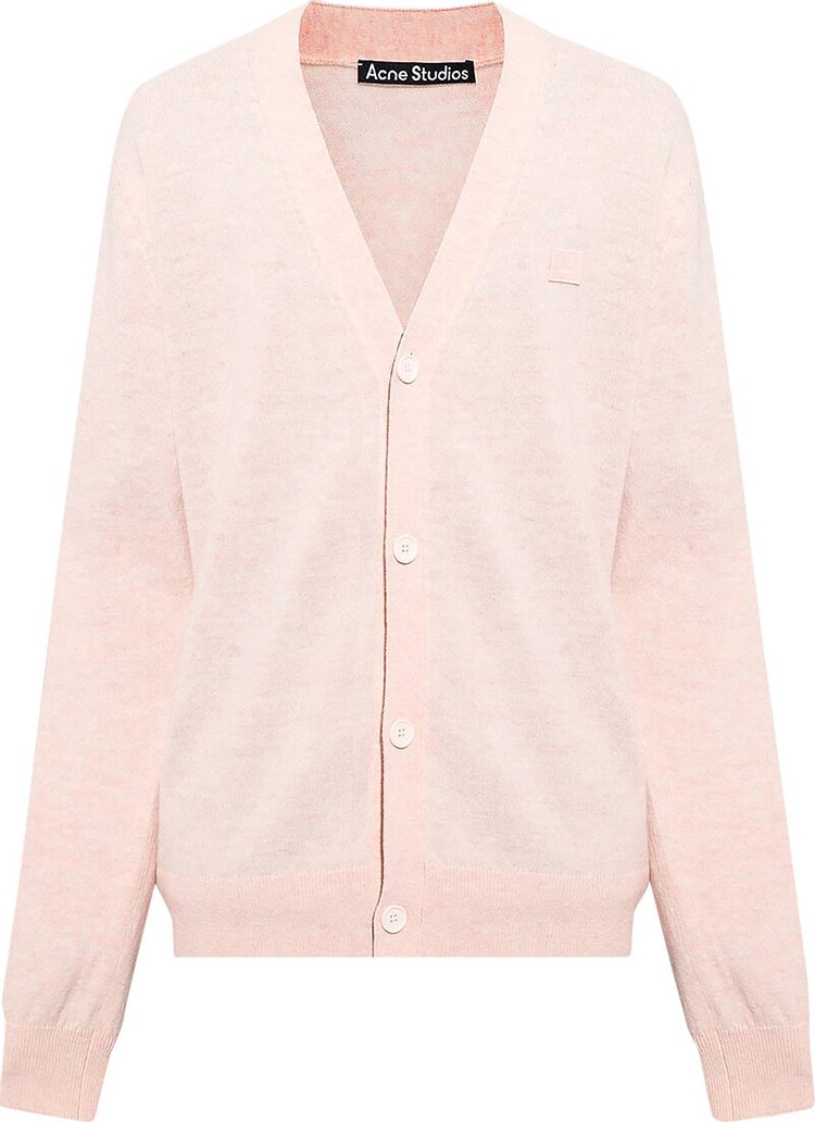 

Кардиган Acne Studios Wool Knit Cardigan 'Faded Pink Melange', розовый