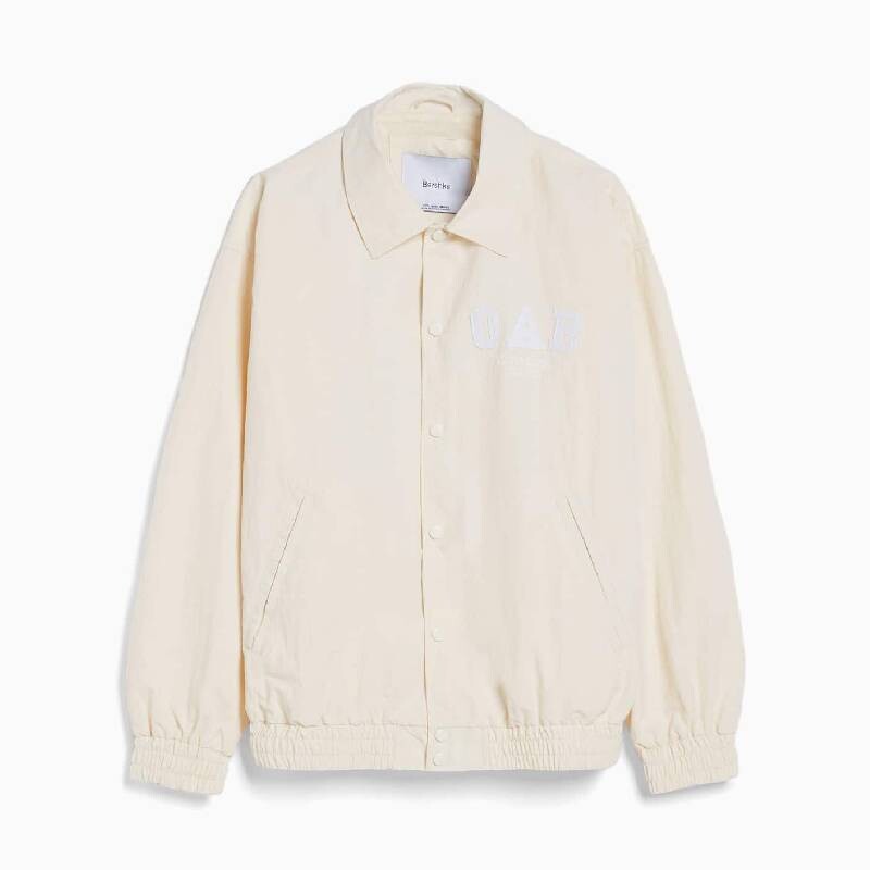 

Куртка Bershka Lightweight Nylon Effect, кремовый