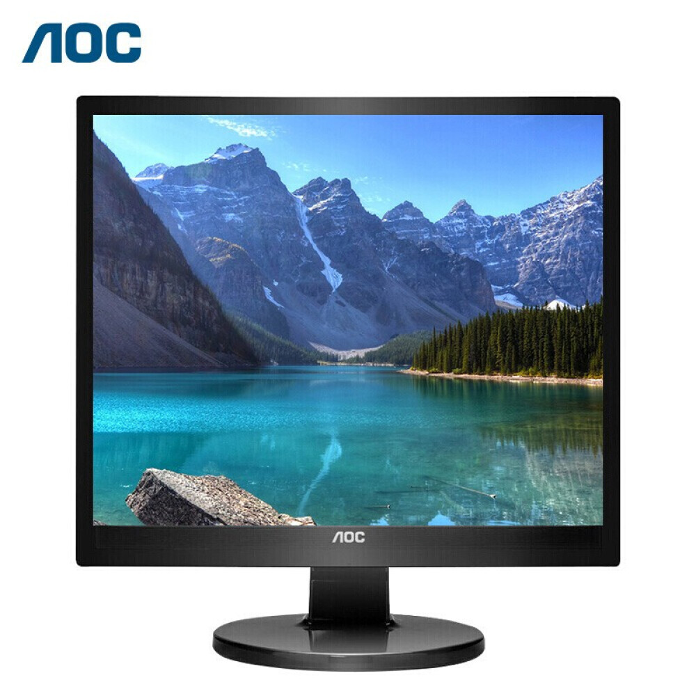 Монитор AOC E719SDBK 17 VGA DVI 5:4, черный монитор 22 aoc value line 22b2da 01 черный va 1920x1080 200 cd m^2 4 ms vga hdmi dvi аудио