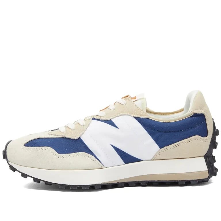 

Кроссовки New Balance 327s, светло-бежевый/синий