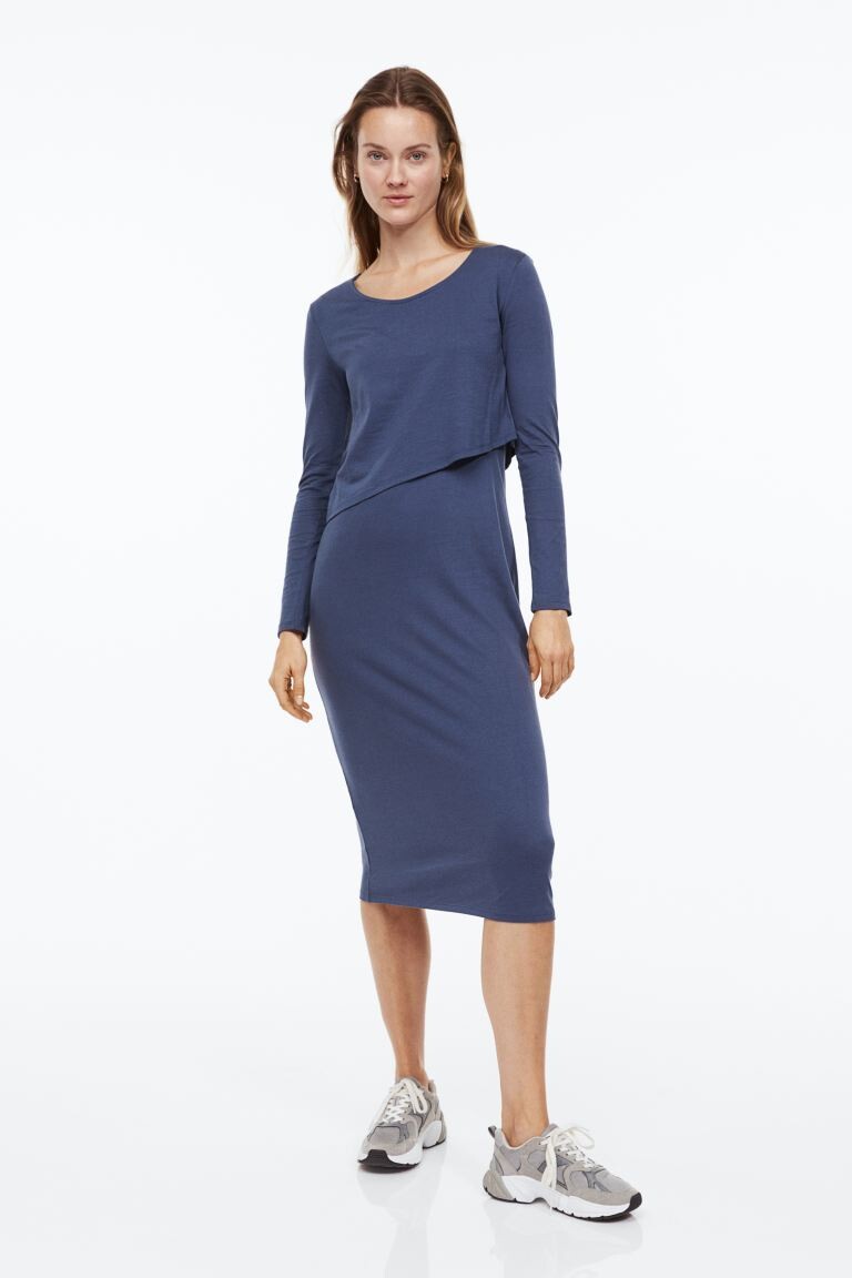 

МАМА Платье для кормления H&M, военно-морской