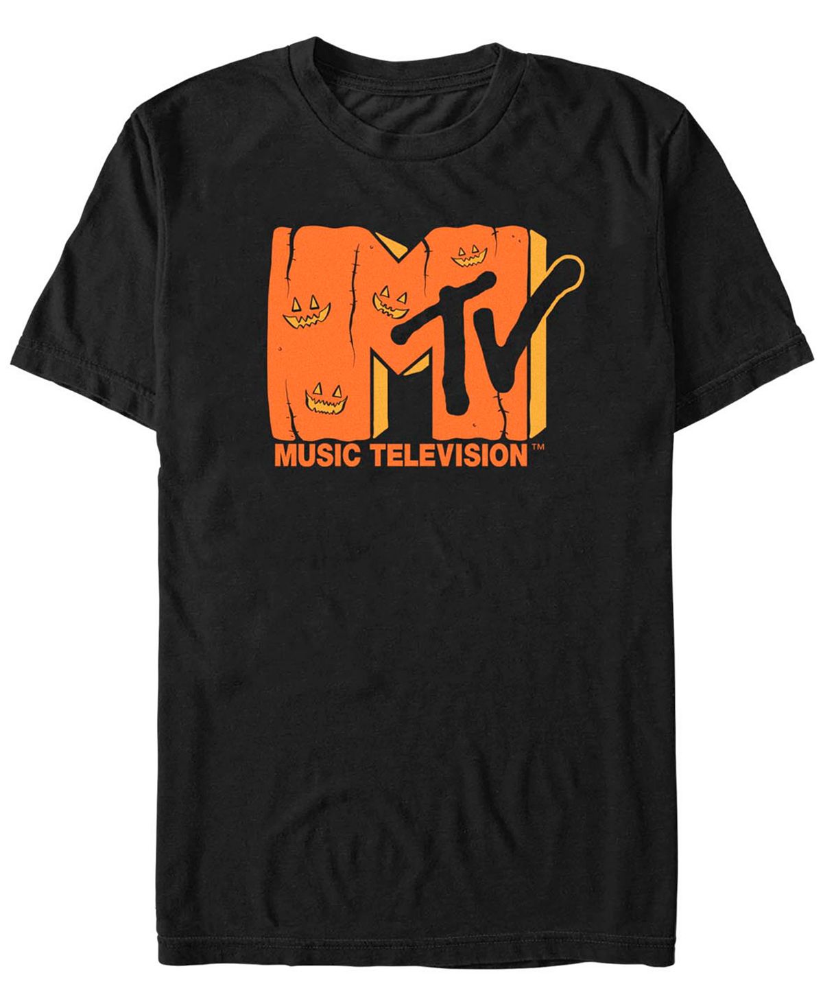 цена Мужская футболка с логотипом mtv jack и короткими рукавами Fifth Sun, черный