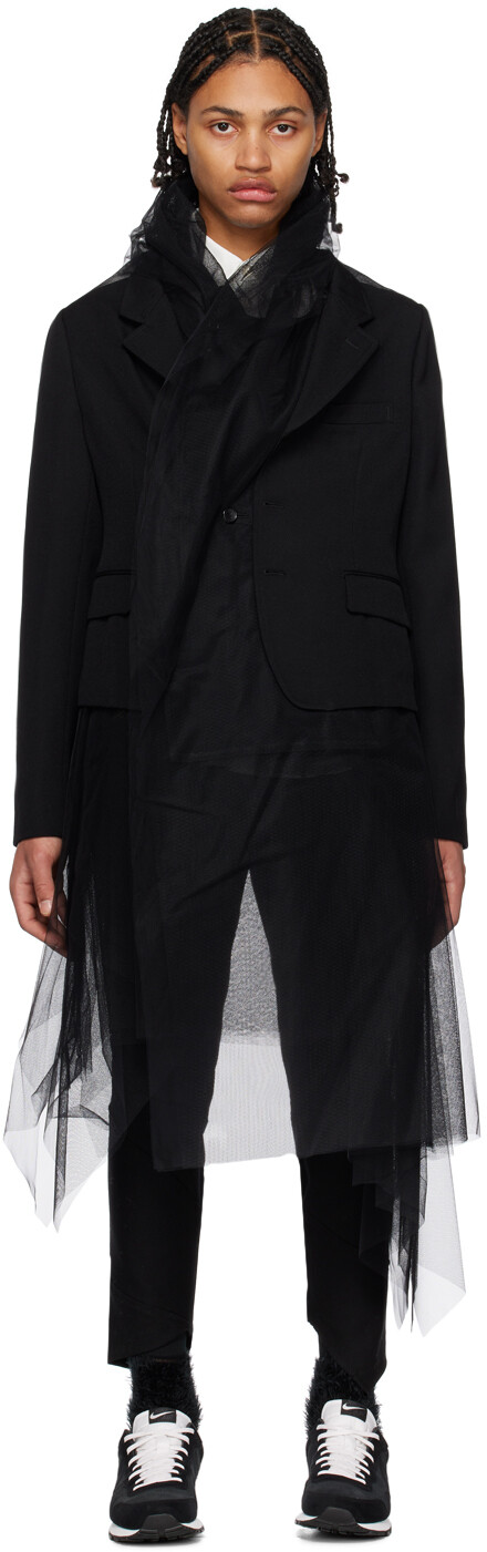 

Черный многослойный пиджак Black Comme des Garçons