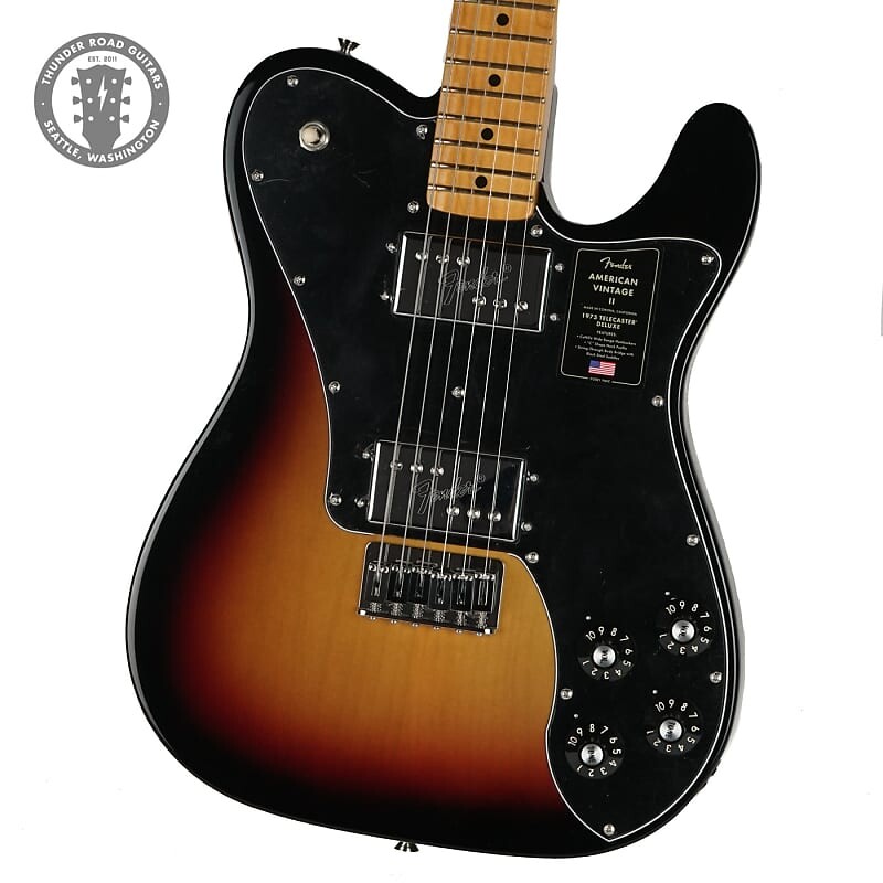 

Новый Fender American Vintage II 1975 Telecaster Deluxe Sunburst American Vintage II Telecaster Deluxe