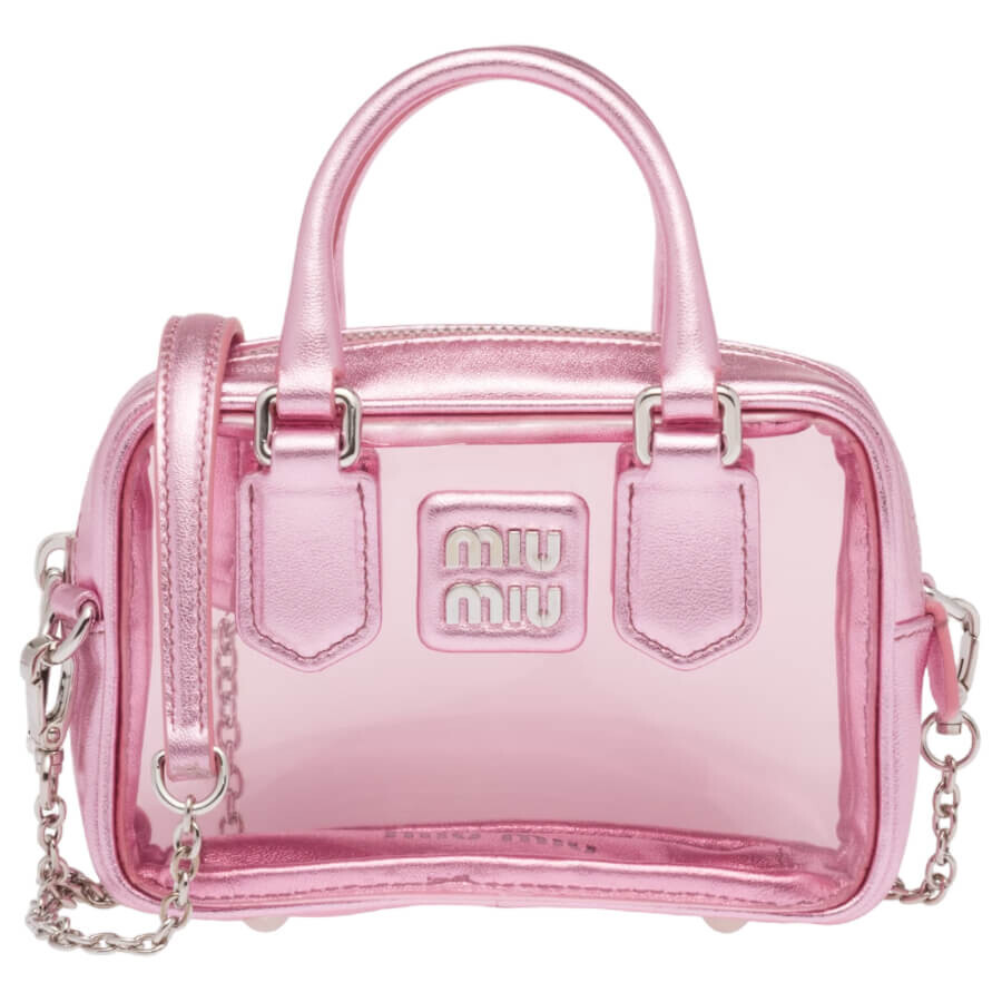 

Сумка Miu Miu Satchel Mini Plex, розовый