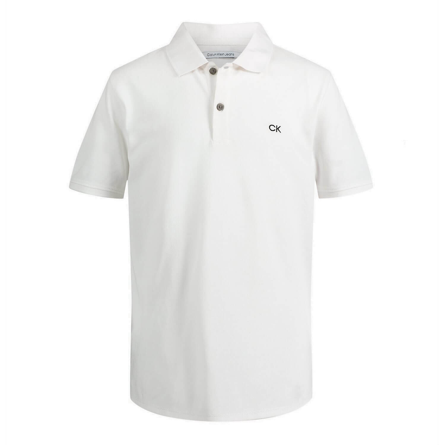 

Рубашка-поло для мальчиков Calvin Klein Solid Micro Pique, белый