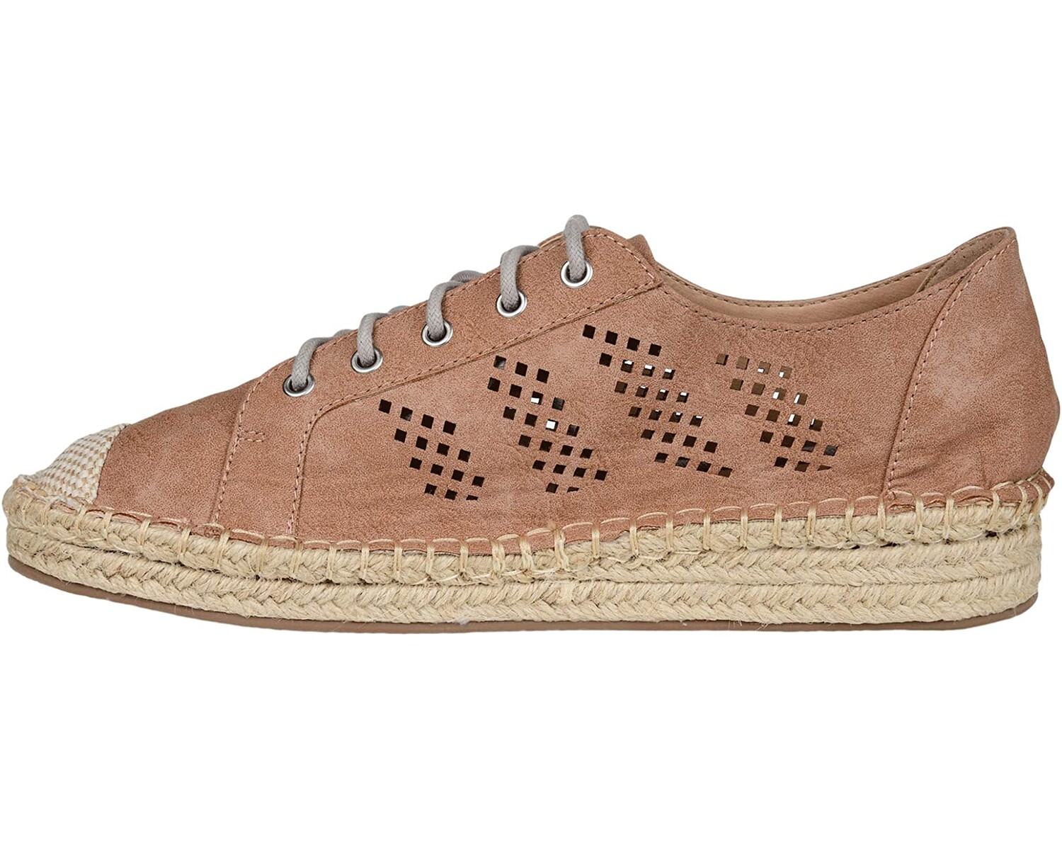 

Кроссовки Razili Espadrille Sneaker Journee Collection, роза, Розовый