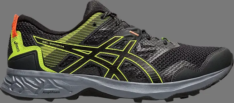 

Кроссовки gel sonoma 5 'graphite yellow' Asics, серый