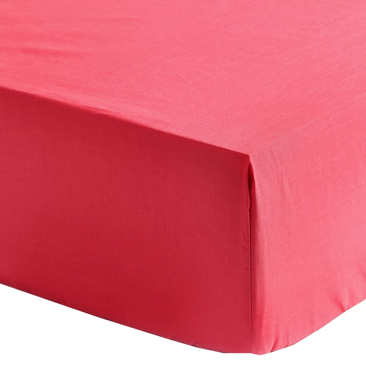 

Простыня на резинке H&M Home Fitted Cotton 120х200, розовый