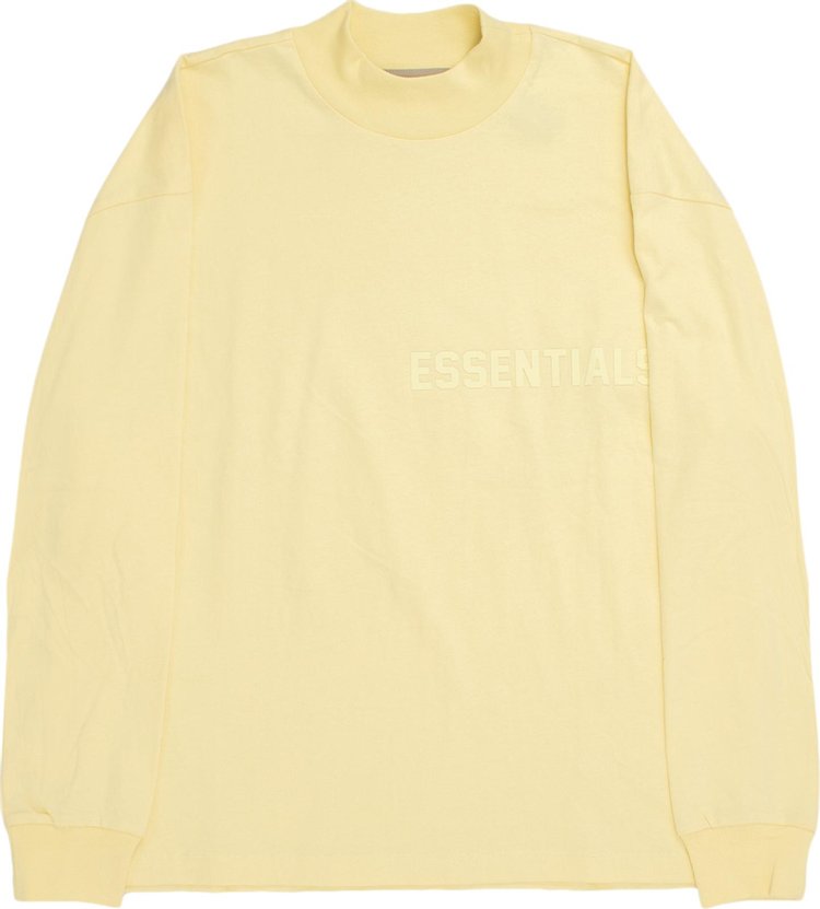 Лонгслив Fear of God Essentials Long-Sleeve Tee 'Canary', желтый - фото