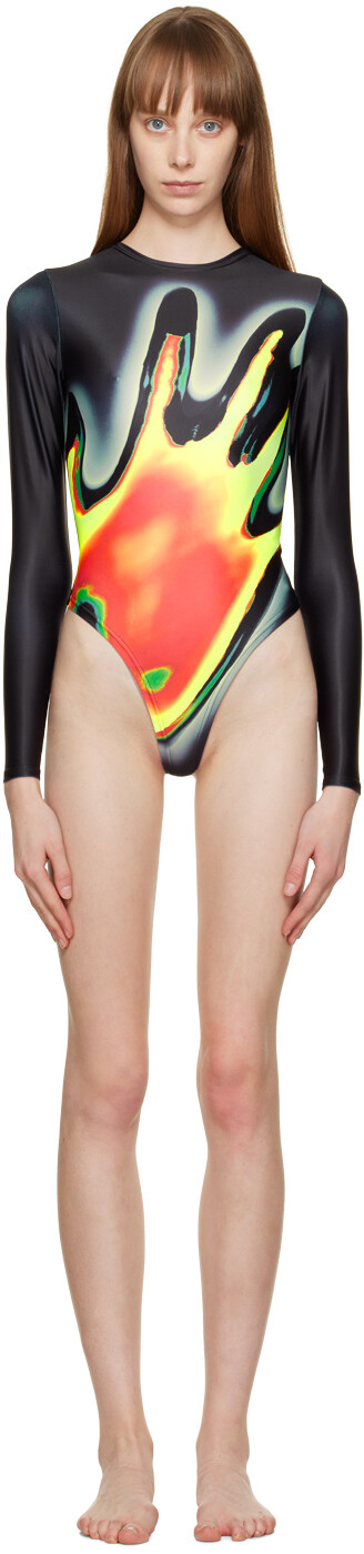 

Эксклюзивный черный цельный купальник SSENSE Capsule Sinead Gorey