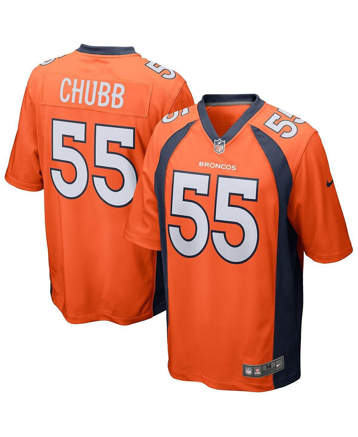 

Мужская футболка bradley chubb orange denver broncos game jersey Nike