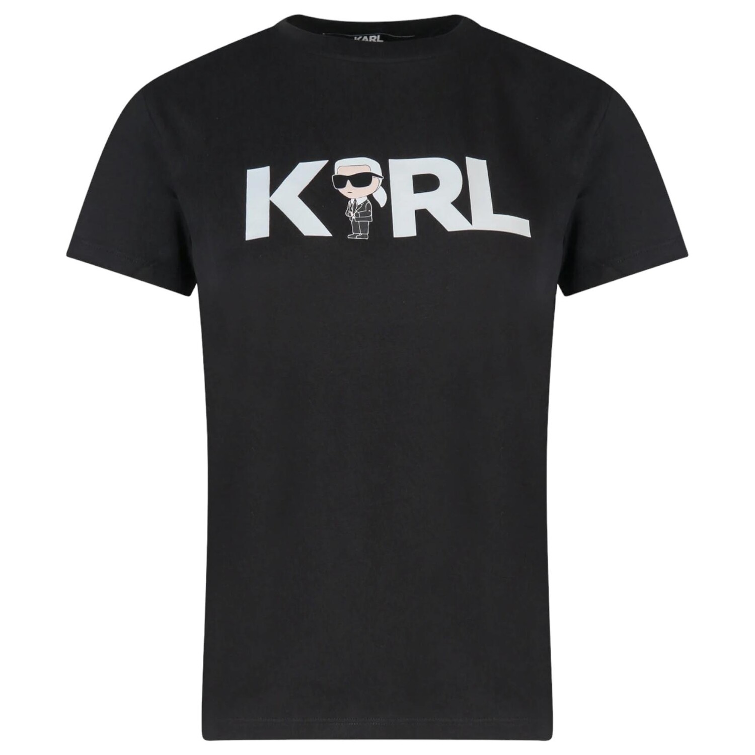 

Футболка Karl Lagerfeld Logo Print Karl, черный
