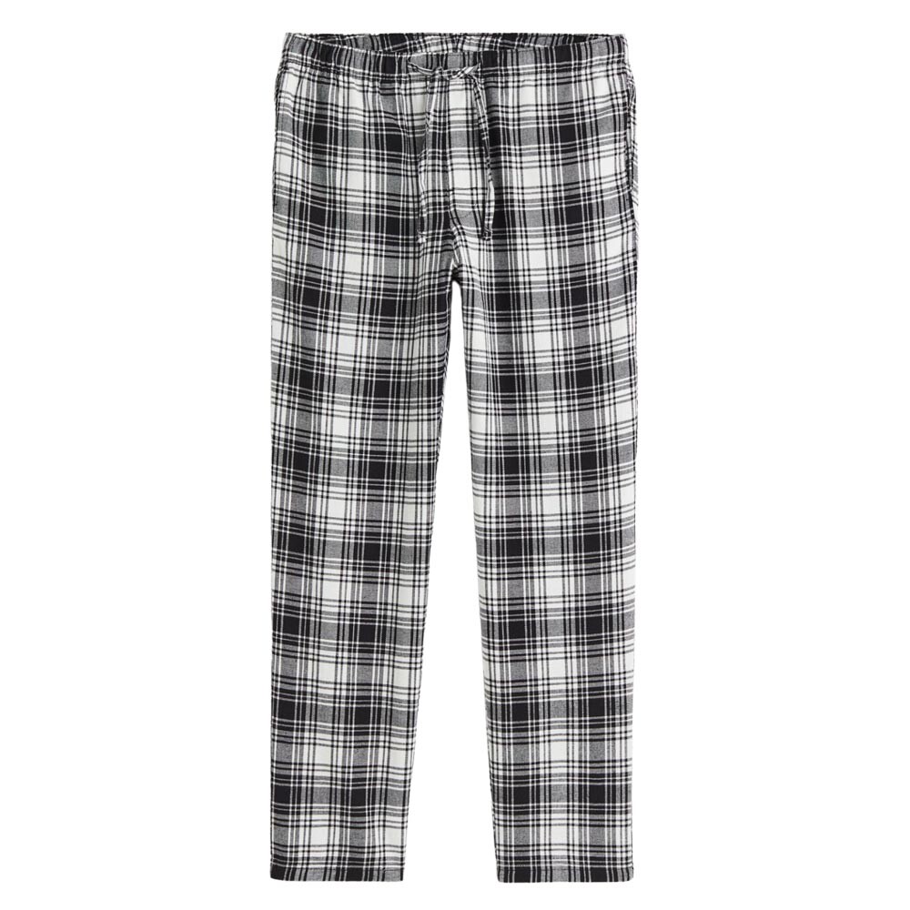 

Пижамные штаны H&M Flannel, черный/белый