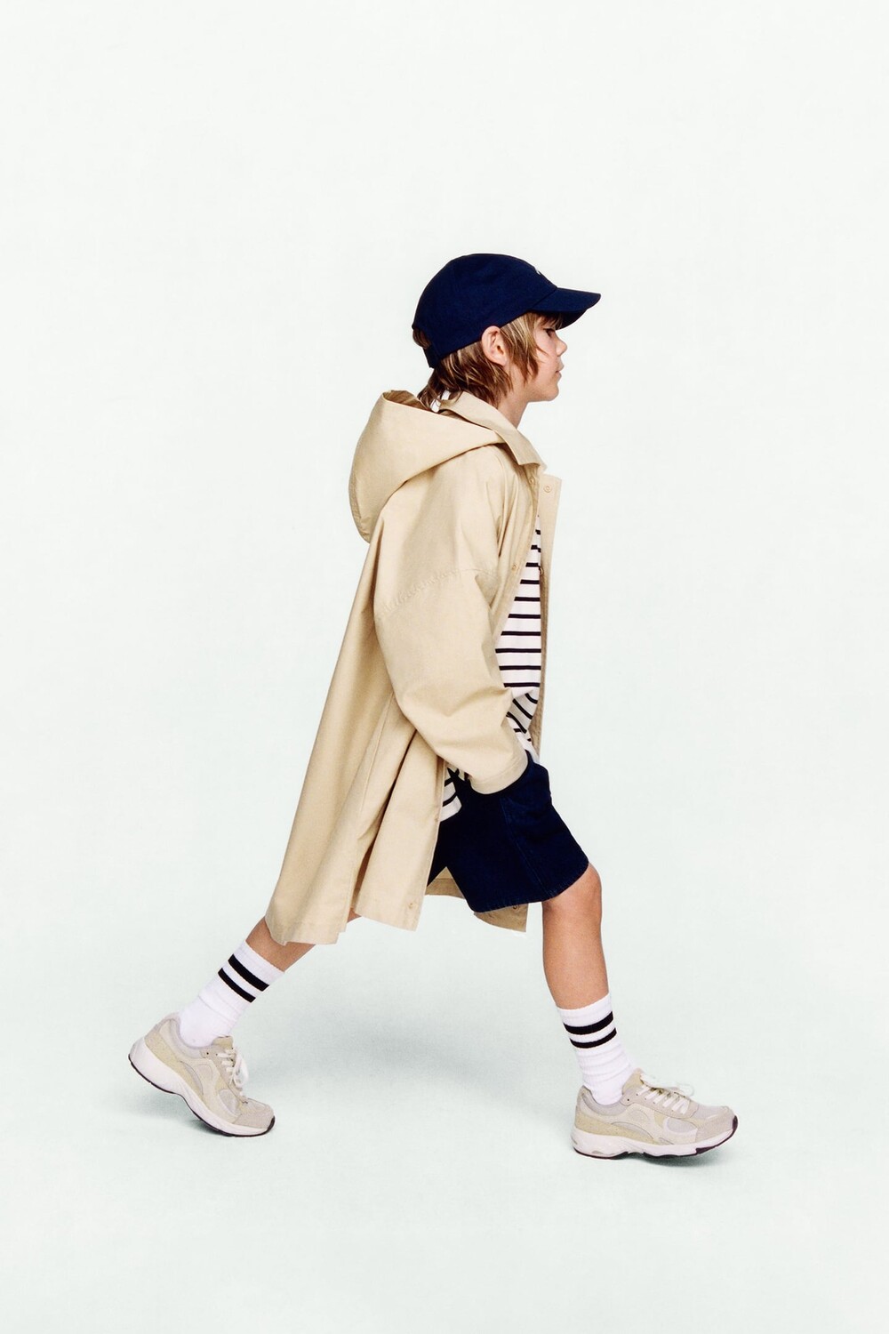 

Джинсовые шорты-бермуды ZARA, синий