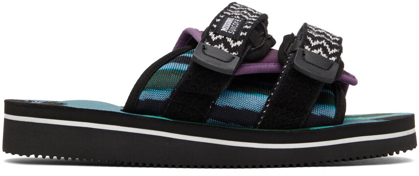 

Разноцветные мотошлепанцы Missoni Edition Suicoke